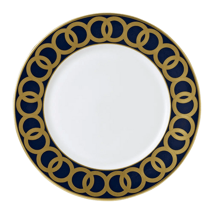 Riviera Dream Navy Dinner Plate - Hosted by Kelly Gaudreau