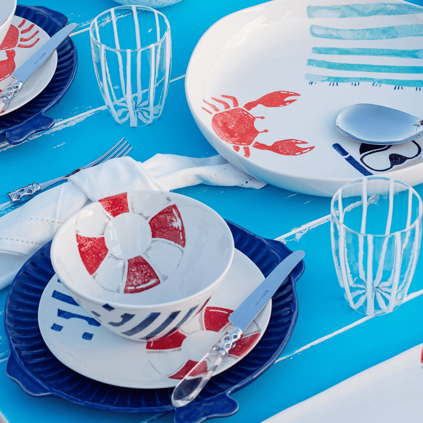 Riviera Life Preserver Salad Plate - Hosted by Kelly Gaudreau
