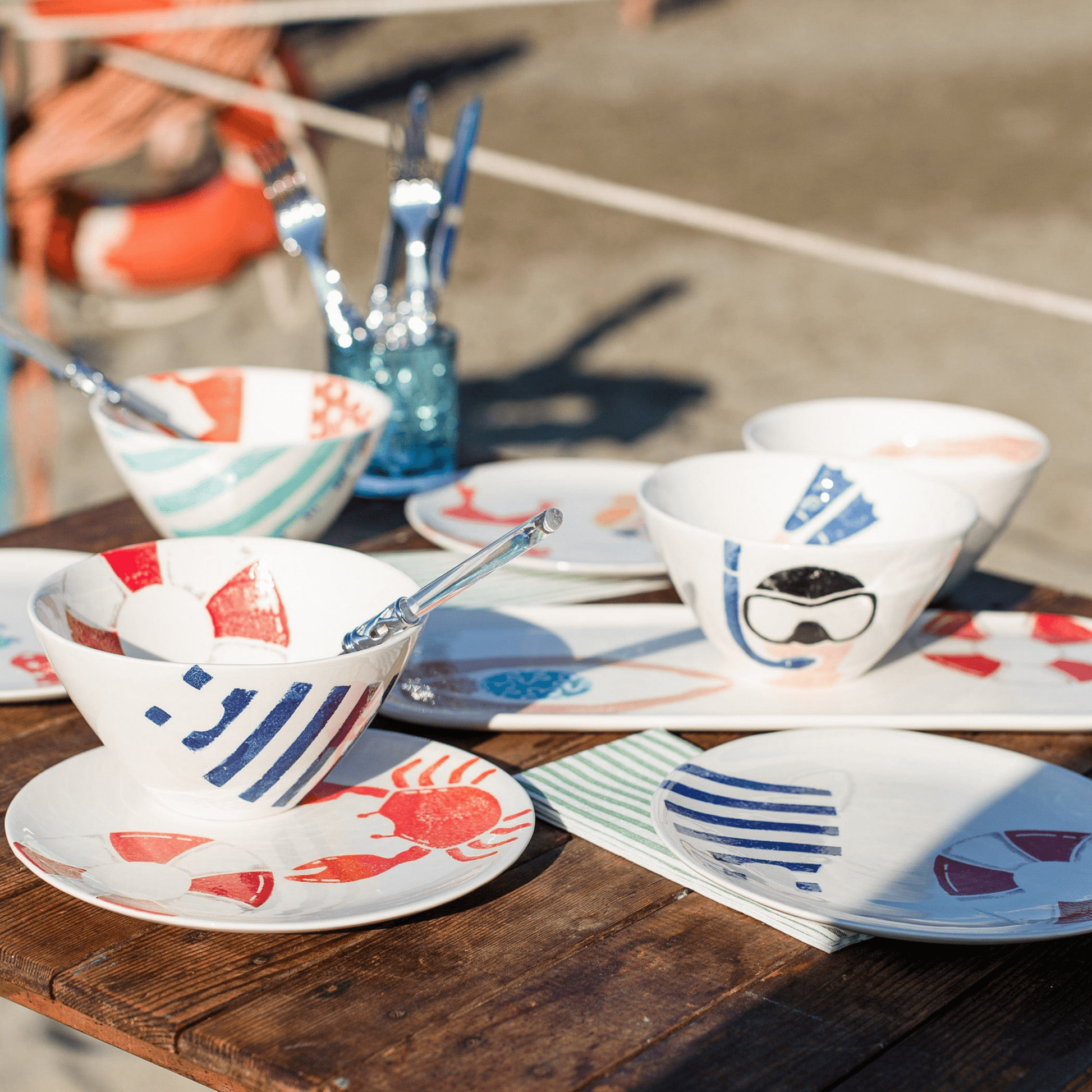 Riviera Life Preserver Salad Plate - Hosted by Kelly Gaudreau