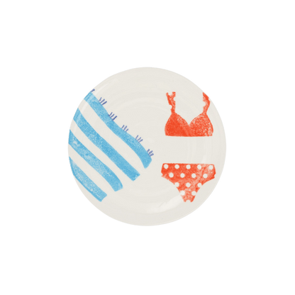 Riviera Red Bikini Salad Plate - Hosted by Kelly Gaudreau