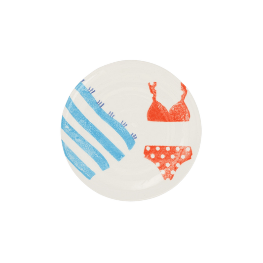 Riviera Red Bikini Salad Plate - Hosted by Kelly Gaudreau