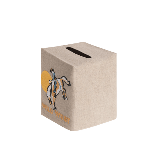 Rodeo Boy Tissue Box Cover - Hosted by Kelly Gaudreau