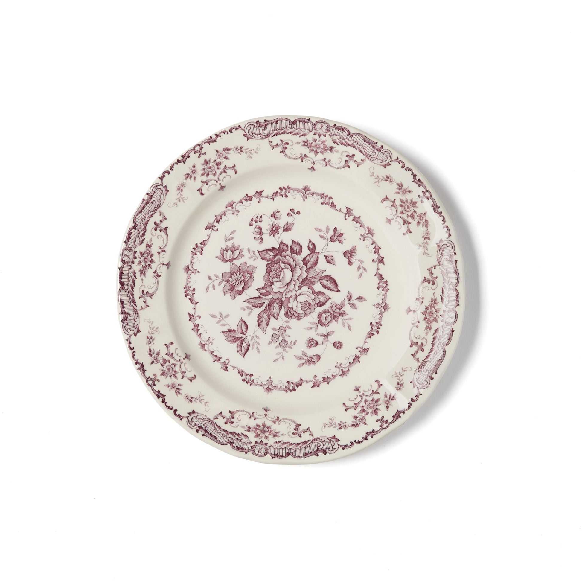 Rose Dinner Plate in Violet - Hosted by Kelly Gaudreau