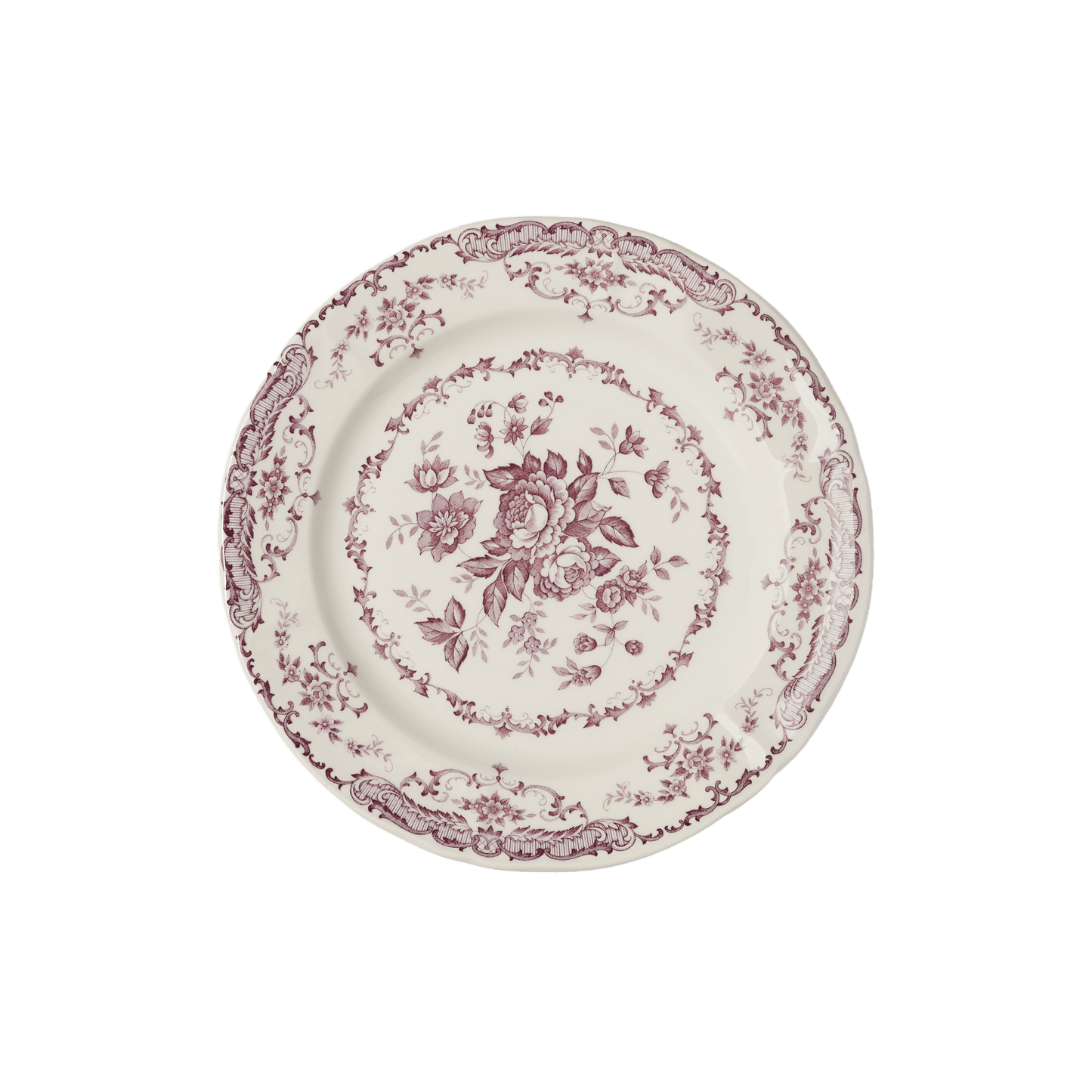 Rose Dinner Plate in Violet - Hosted by Kelly Gaudreau