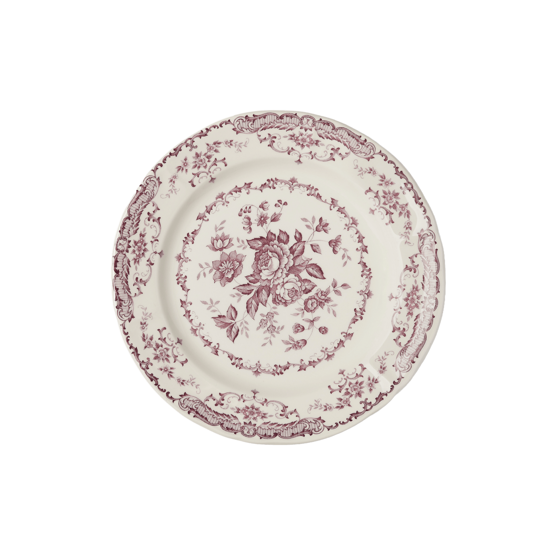 Rose Dinner Plate in Violet - Hosted by Kelly Gaudreau