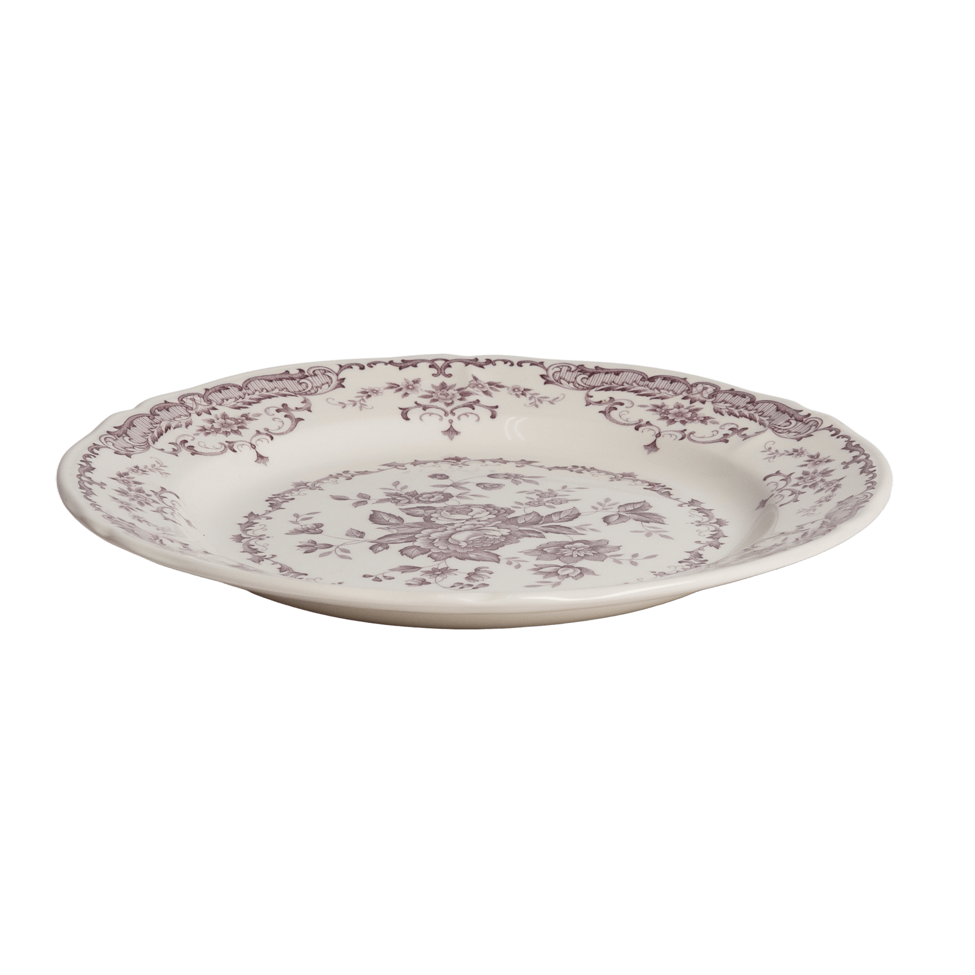 Rose Dinner Plate in Violet - Hosted by Kelly Gaudreau