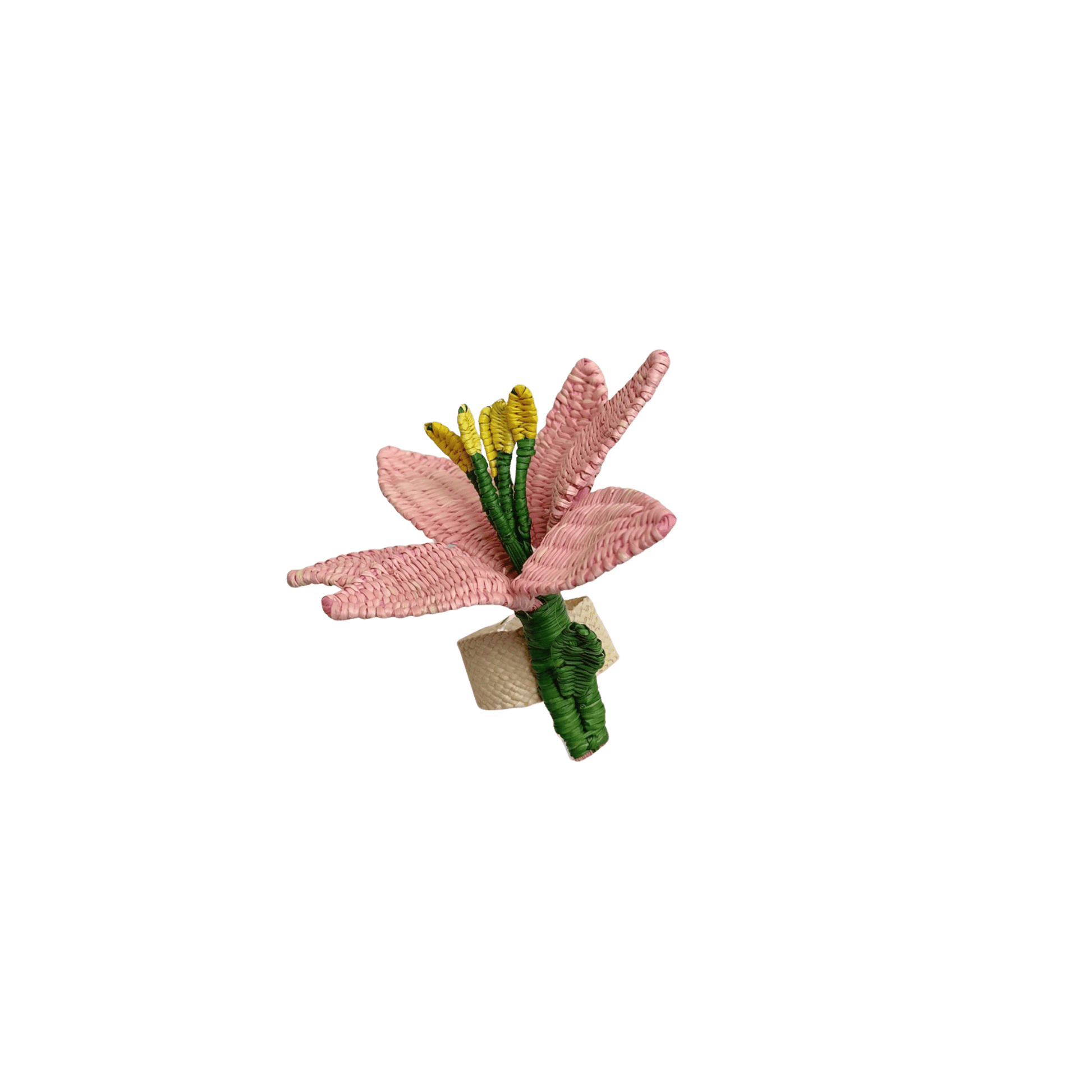 Rose Lily Napkin Ring - Set of 4 - Hosted by Kelly Gaudreau