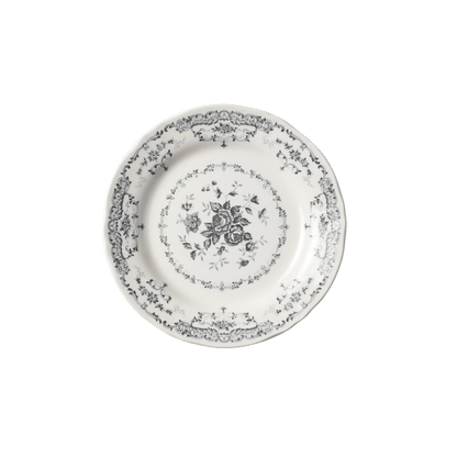 Rose Salad Plate in Black - Hosted by Kelly Gaudreau