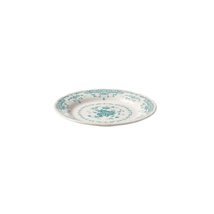Rose Salad Plate in Turquoise - Hosted by Kelly Gaudreau