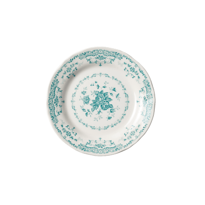 Rose Salad Plate in Turquoise - Hosted by Kelly Gaudreau