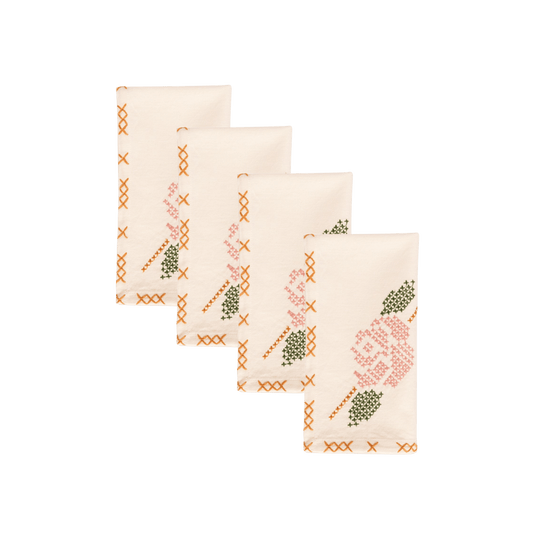 Rose Tapestry Napkins Set of 4 - Hosted by Kelly Gaudreau