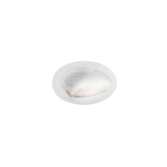 Round Caviar Dish in Ivory - Hosted by Kelly Gaudreau