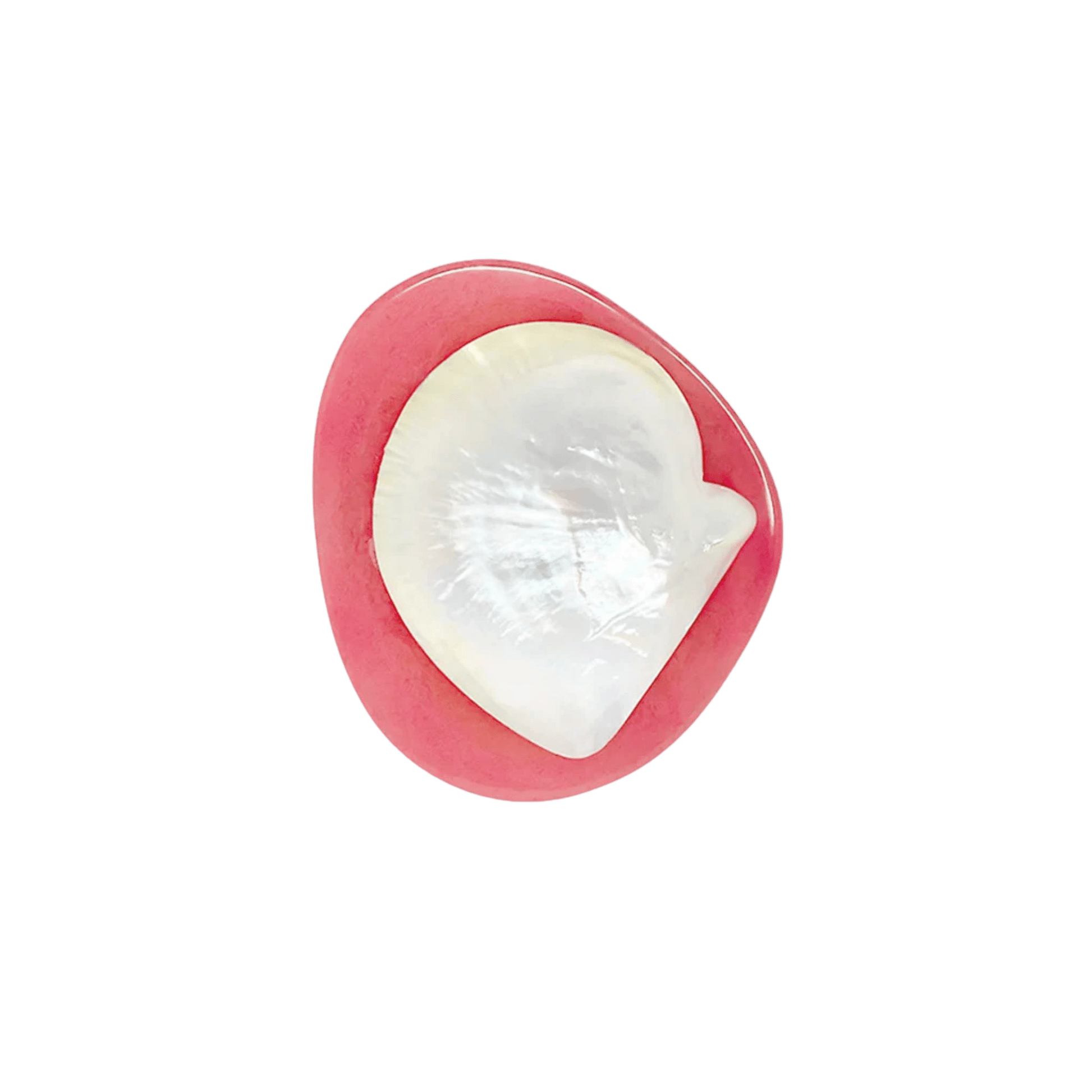 Round Caviar Dish in Pink - Hosted by Kelly Gaudreau