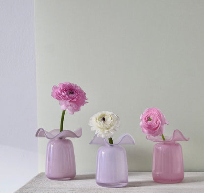 Ruffle Bud Vase - Green - Hosted by Kelly Gaudreau