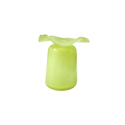 Ruffle Bud Vase - Green - Hosted by Kelly Gaudreau