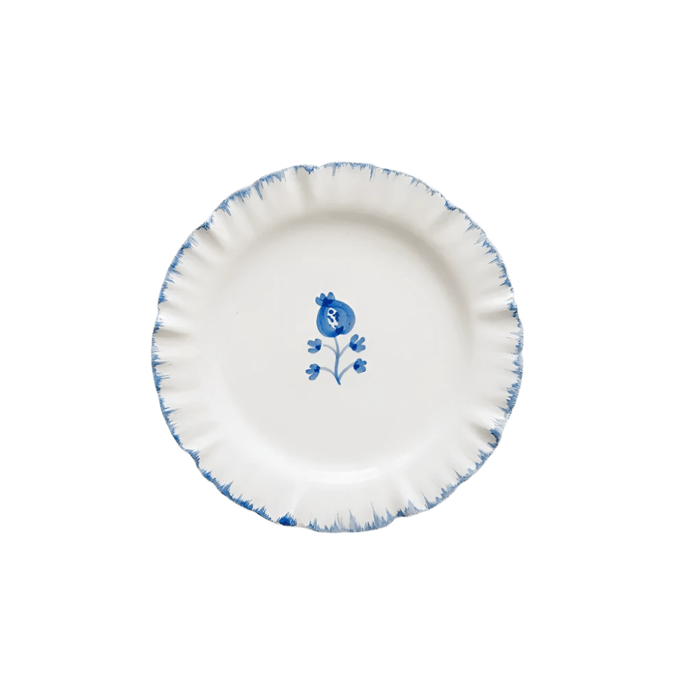 Ruffled Cobalt Blue Appetizer Plate Set of 4 - Hosted by Kelly Gaudreau