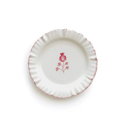 Ruffled Rose Appetizer Plate Set of 4 - Hosted by Kelly Gaudreau