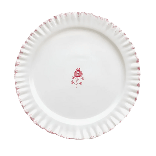 Ruffled Rose Dinner Plate Set of 2 - Hosted by Kelly Gaudreau