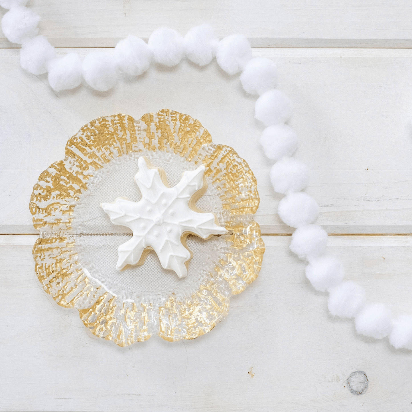 Rufolo Glass Canape Plate - Gold - Hosted by Kelly Gaudreau