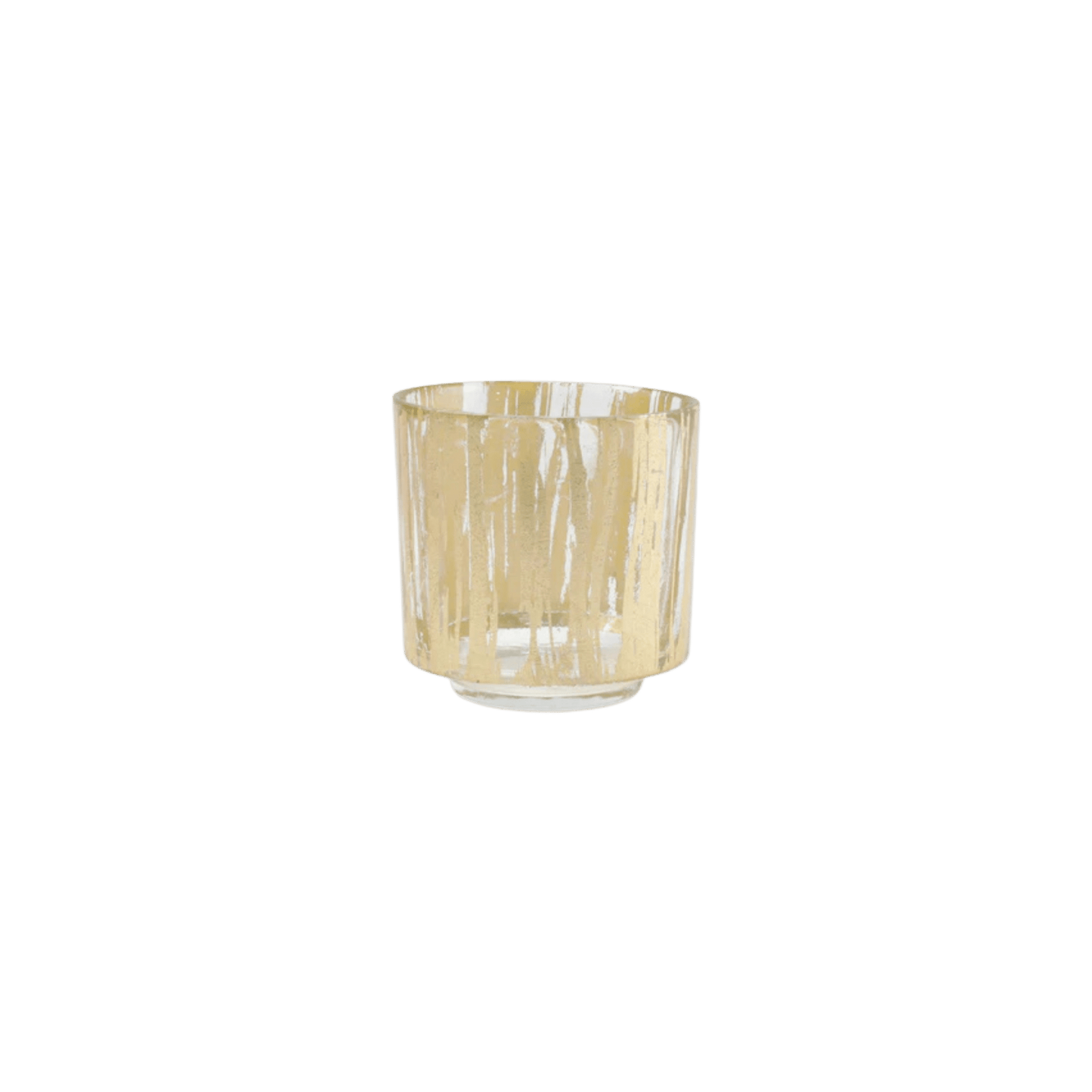 Rufolo Glass Gold Brushstroke Votive - Hosted by Kelly Gaudreau