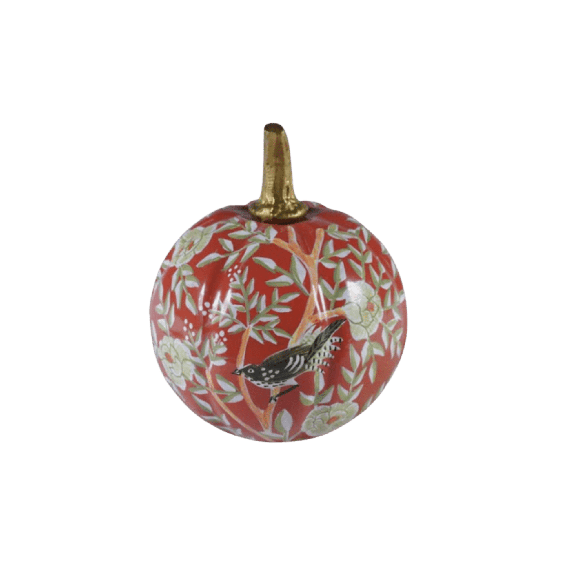 Rusty Red Chinoiserie Pumpkin - Hosted by Kelly Gaudreau