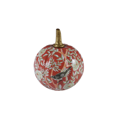 Rusty Red Chinoiserie Pumpkin - Hosted by Kelly Gaudreau