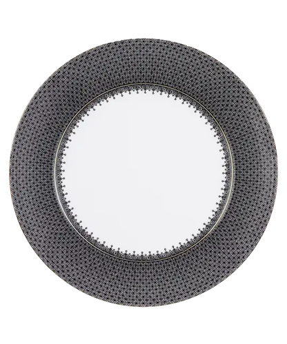 Elegant Mottahedeh Black Lace Service Plate – Timeless Tableware