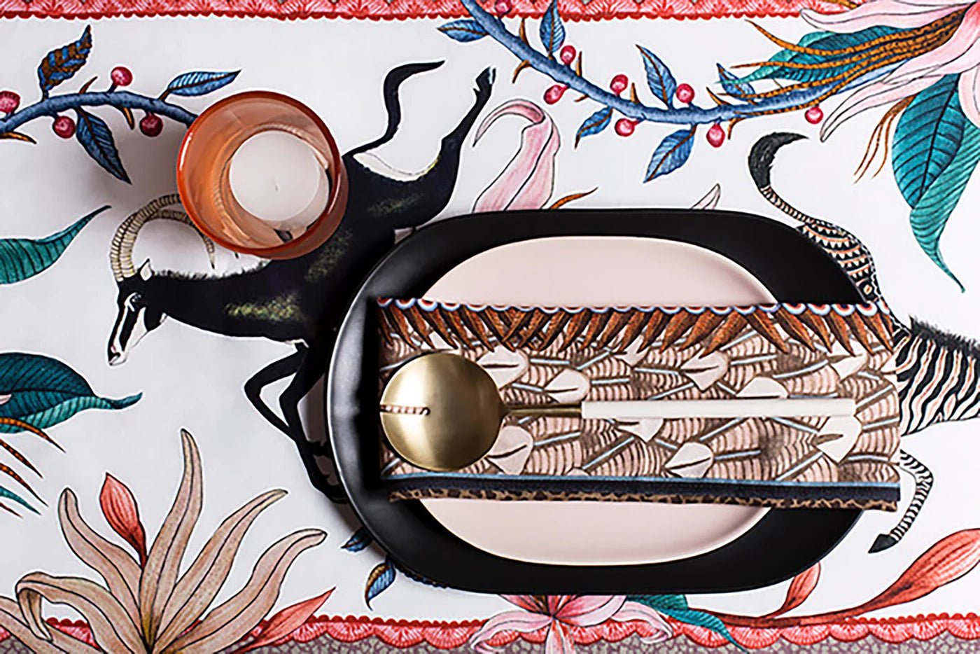 Sable Table Runner in Rose - Hosted by Kelly Gaudreau