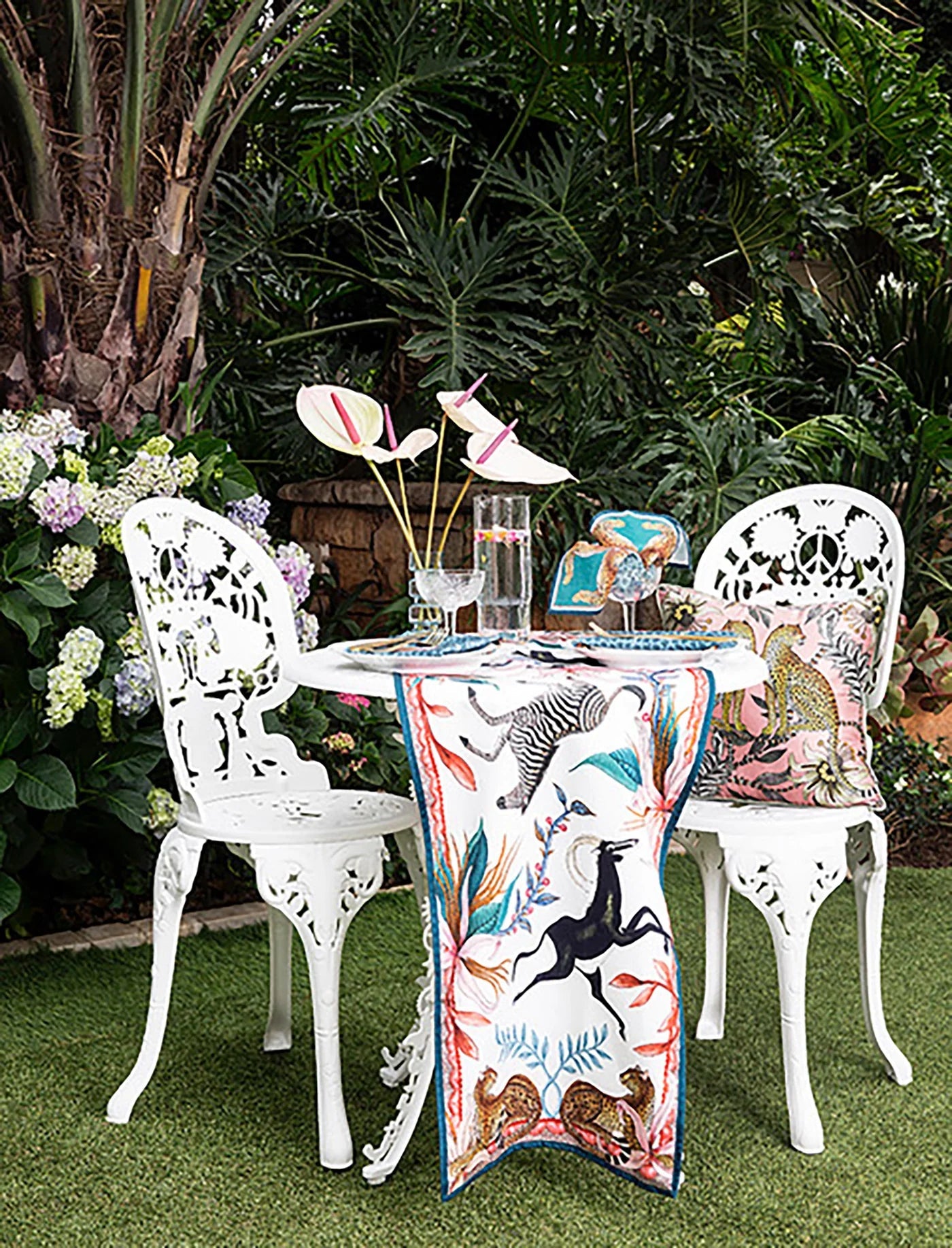 Sable Table Runner in Rose - Hosted by Kelly Gaudreau