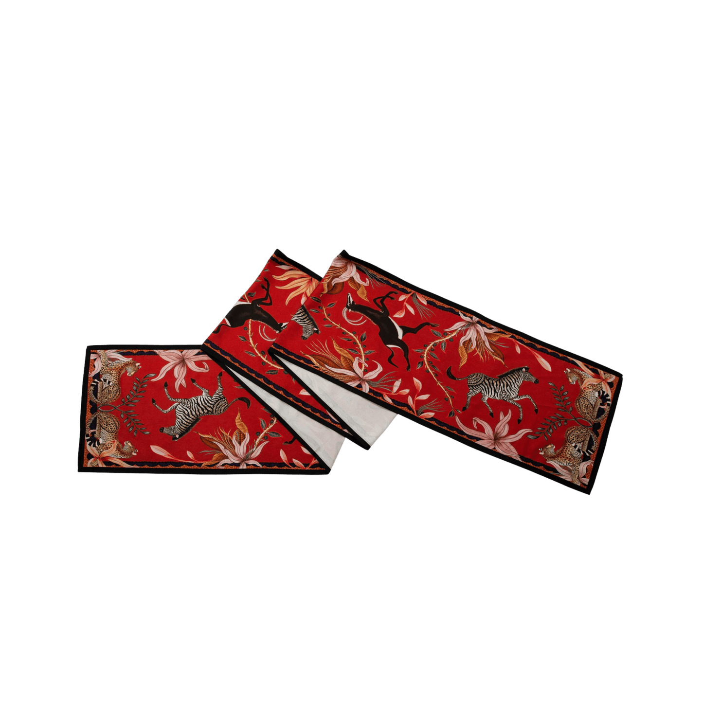 Sable Table Runner in Royal Red - Hosted by Kelly Gaudreau