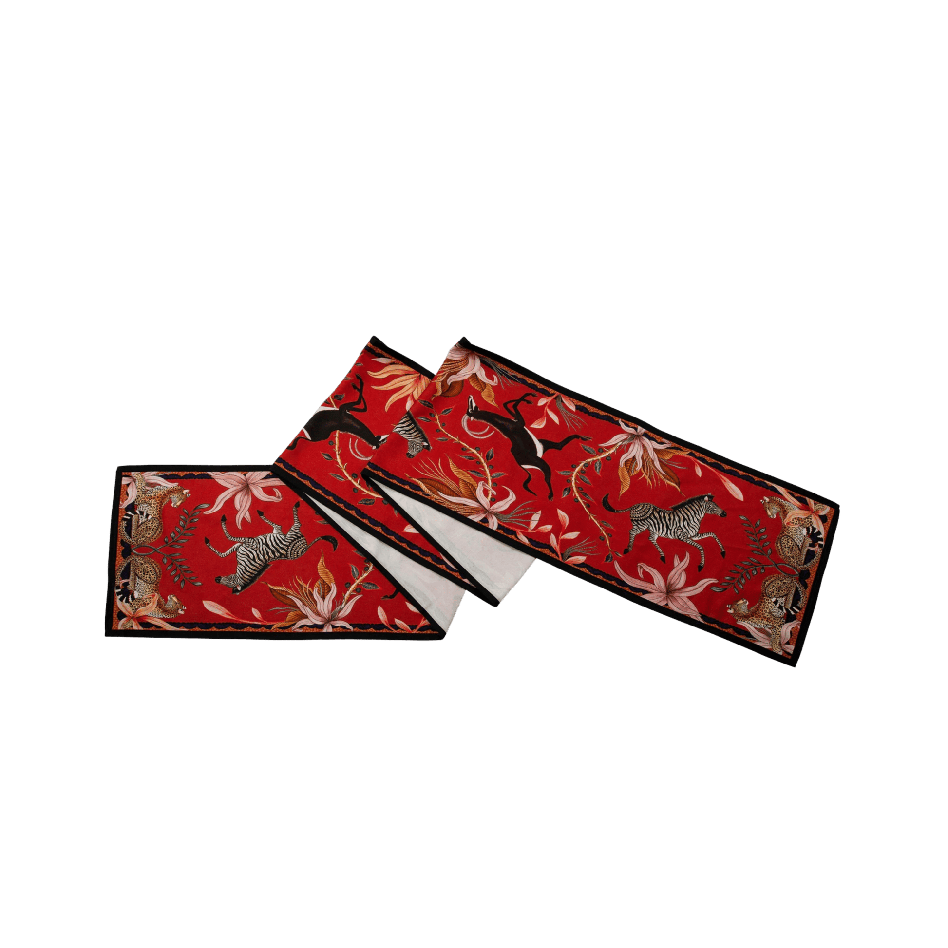 Sable Table Runner in Royal Red - Hosted by Kelly Gaudreau