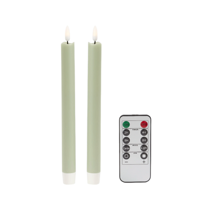 Sage LED Candles - Set of 2 - Hosted by Kelly Gaudreau