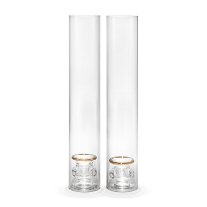 Sancia Taper Holder with Sleeve - Set of 2 - Hosted by Kelly Gaudreau