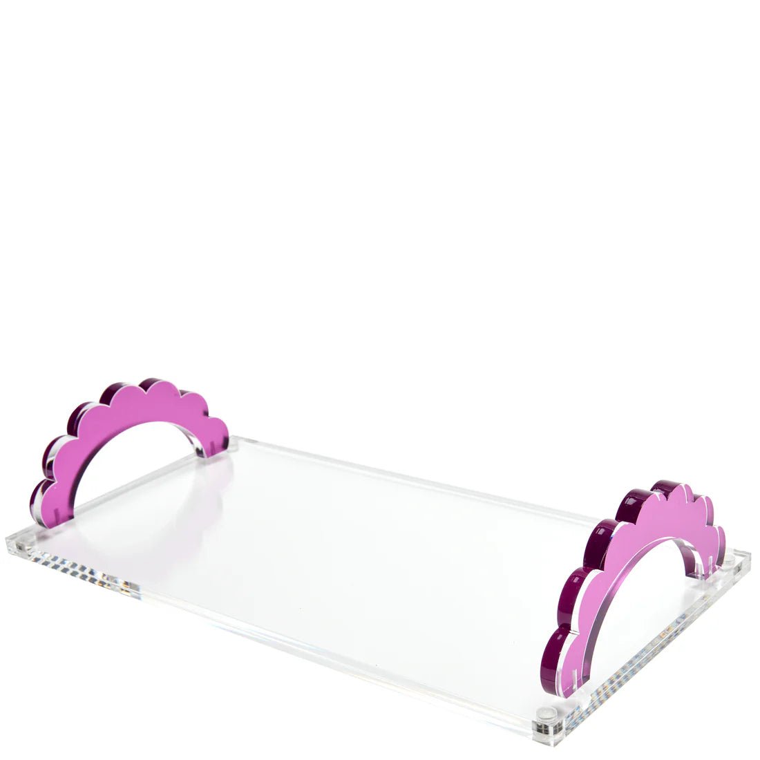 Scallop Handle Photo Tray in Amethyst - Hosted by Kelly Gaudreau
