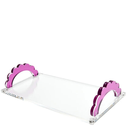 Scallop Handle Photo Tray in Amethyst - Hosted by Kelly Gaudreau