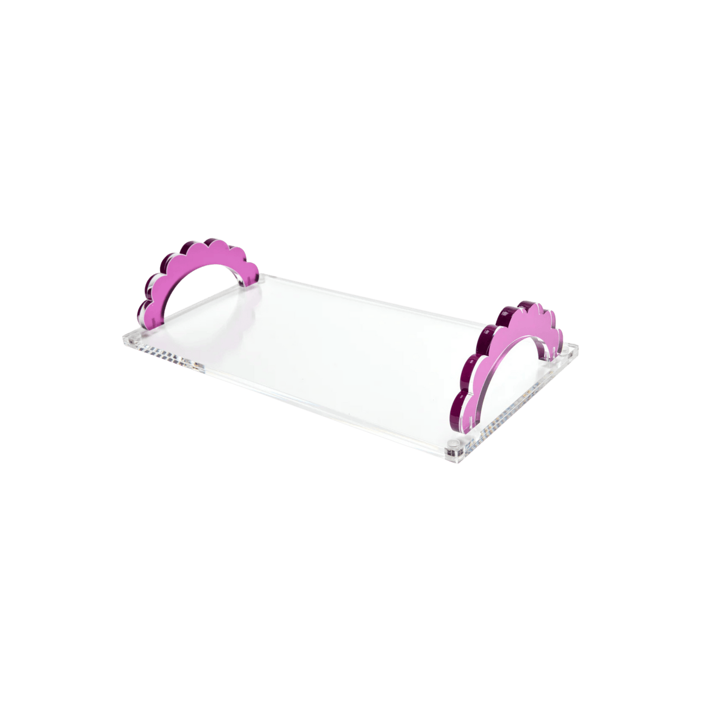 Scallop Handle Photo Tray in Amethyst - Hosted by Kelly Gaudreau