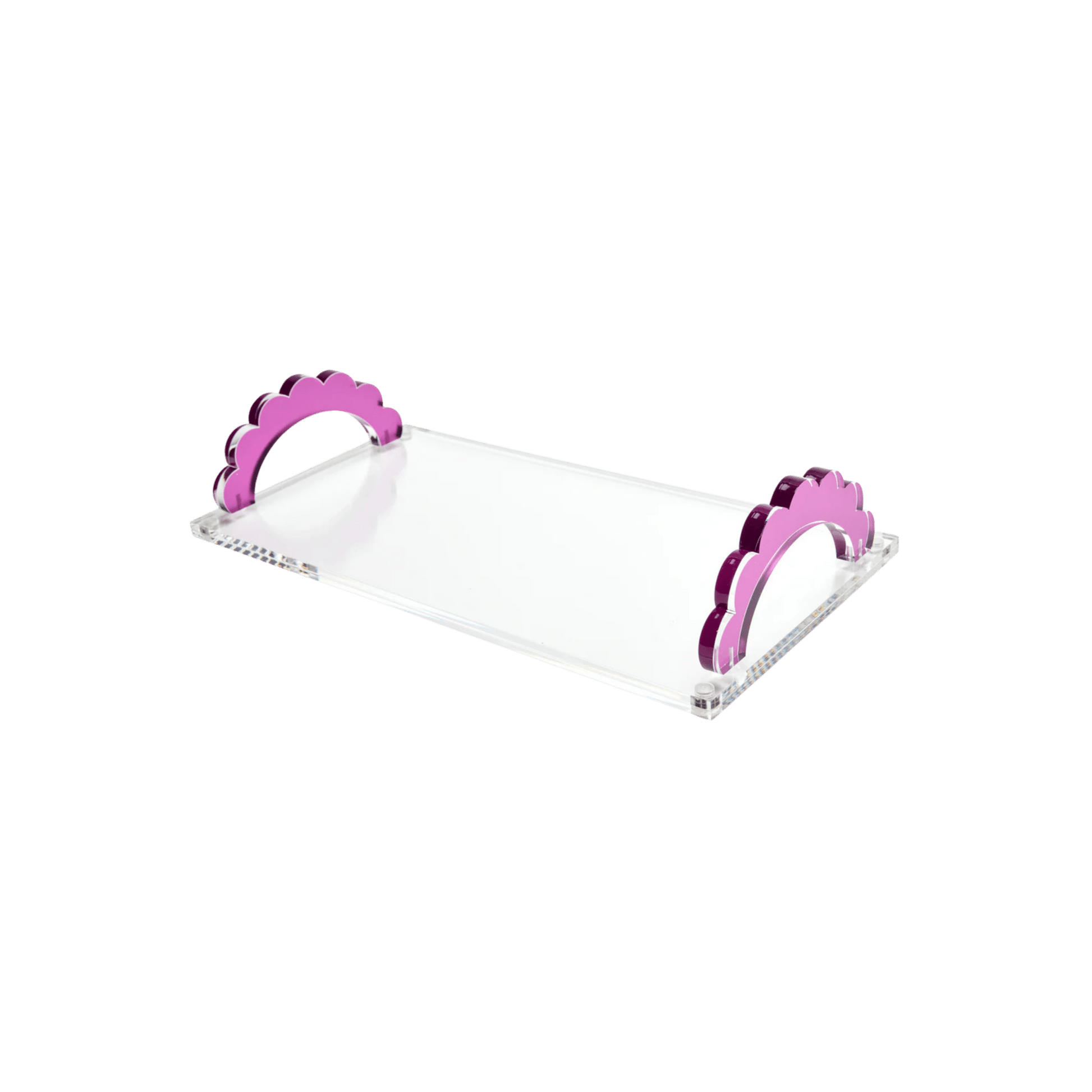 Scallop Handle Photo Tray in Amethyst - Hosted by Kelly Gaudreau