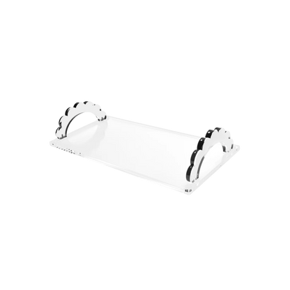 Scallop Handle Photo Tray in Clear - Hosted by Kelly Gaudreau