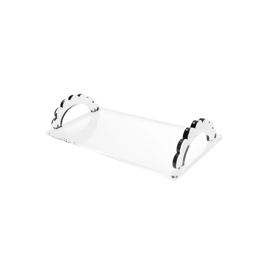 Scallop Handle Photo Tray in Clear - Hosted by Kelly Gaudreau