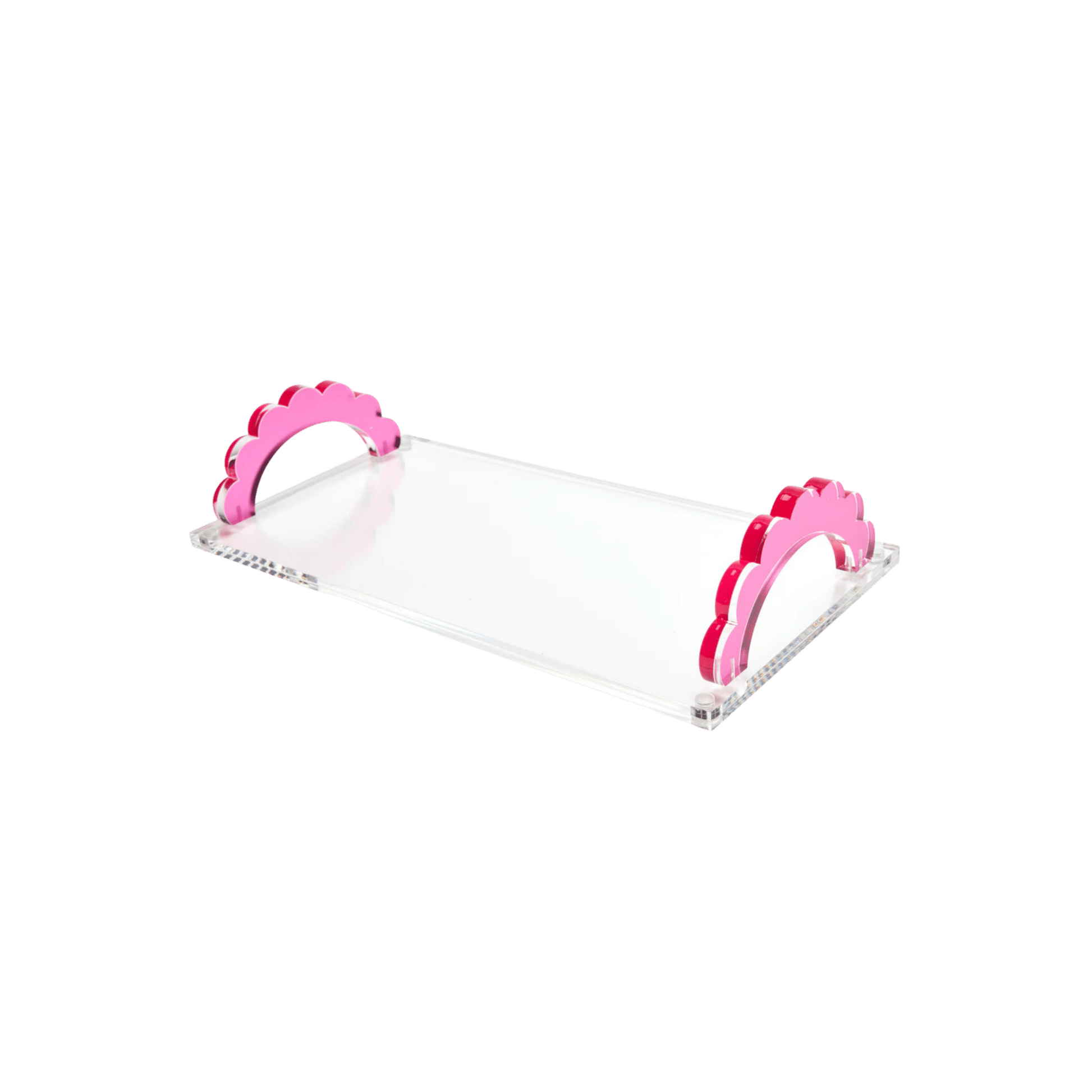 Scallop Handle Photo Tray in Rose - Hosted by Kelly Gaudreau