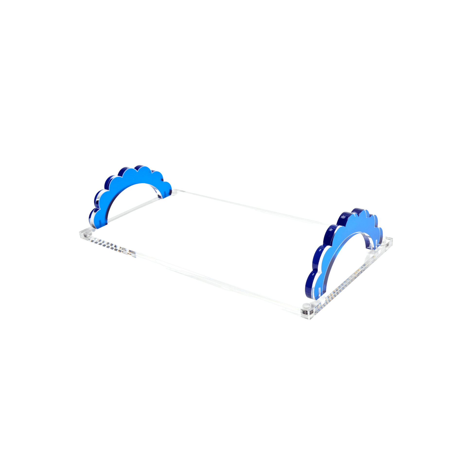 Scallop Handle Photo Tray in Sapphire - Hosted by Kelly Gaudreau