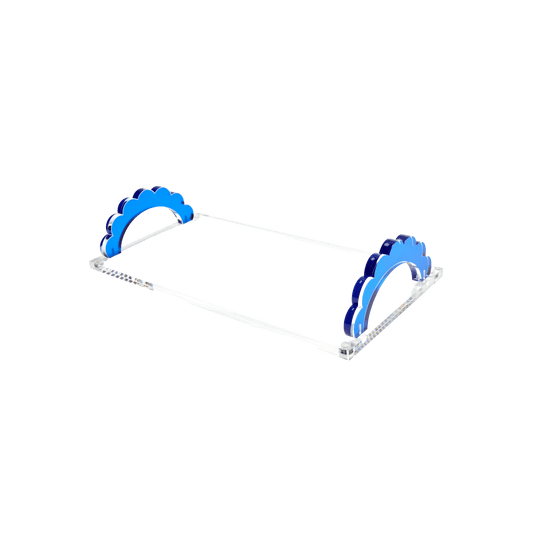 Scallop Handle Photo Tray in Sapphire - Hosted by Kelly Gaudreau