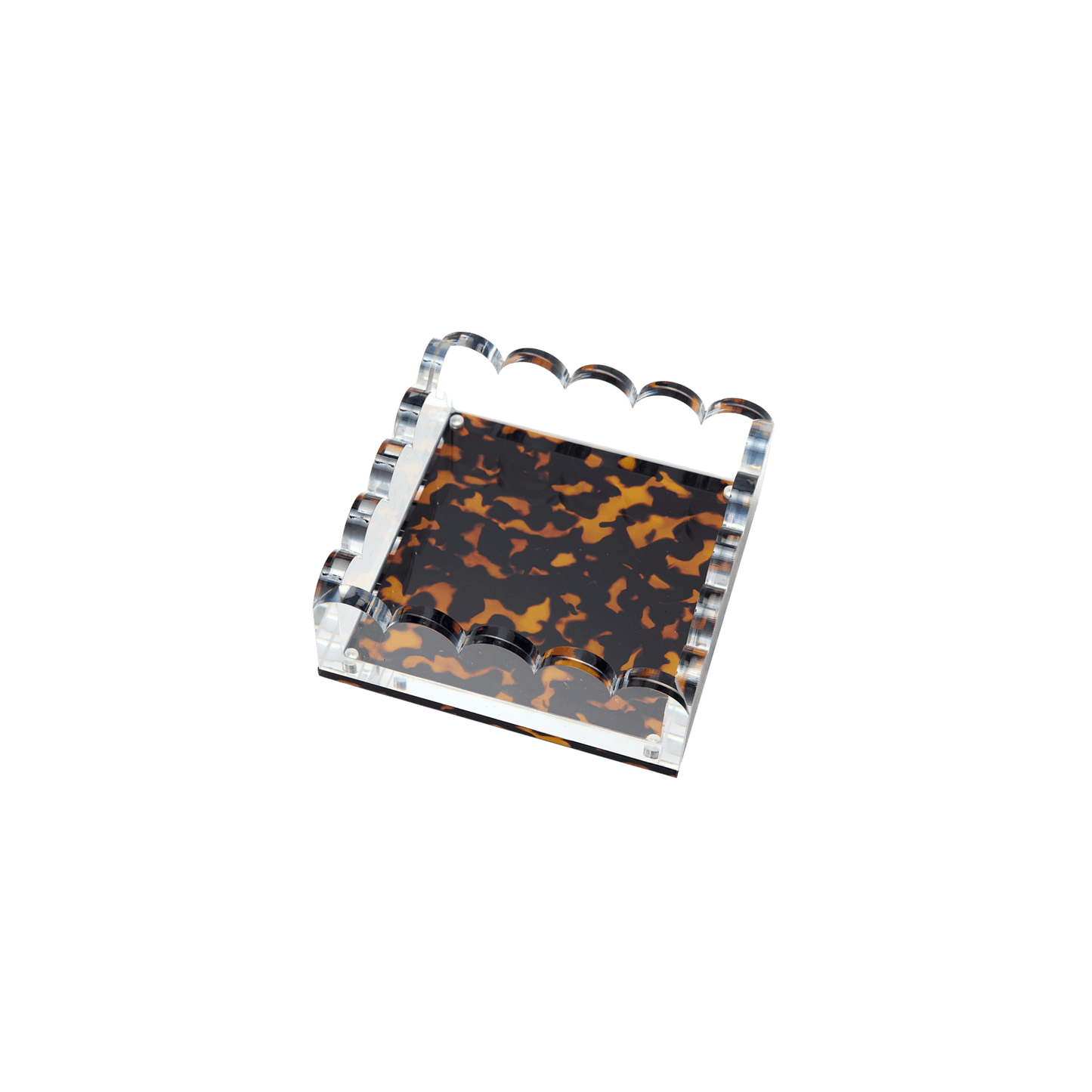 Scallop Photo Tray in Tortoise - Hosted by Kelly Gaudreau