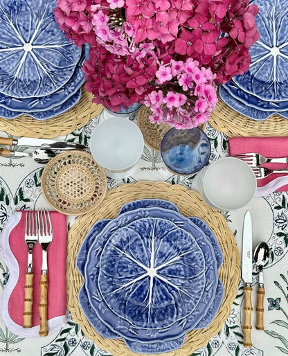 Scalloped Napkin in Hibiscus Pink Set of 4 - Hosted by Kelly Gaudreau