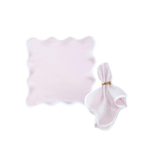 Scalloped Napkin in Lilac Set of 4 - Hosted by Kelly Gaudreau