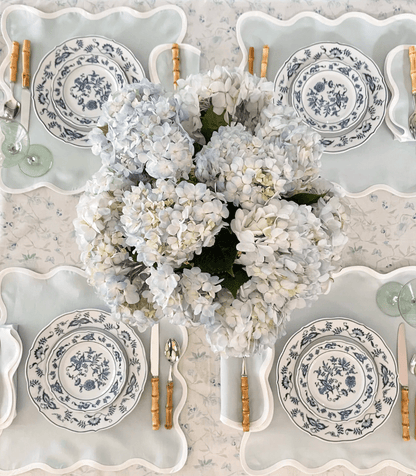 Scalloped Napkin in Sage Green Set of 4 - Hosted by Kelly Gaudreau