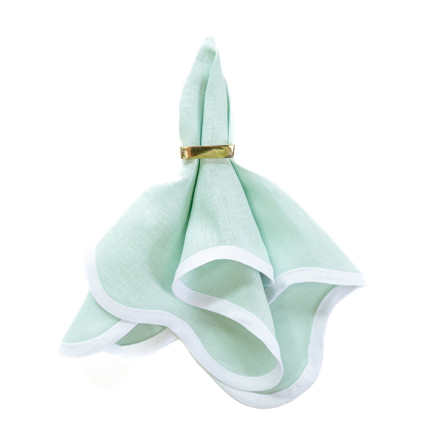 Scalloped Napkin in Sage Green Set of 4 - Hosted by Kelly Gaudreau