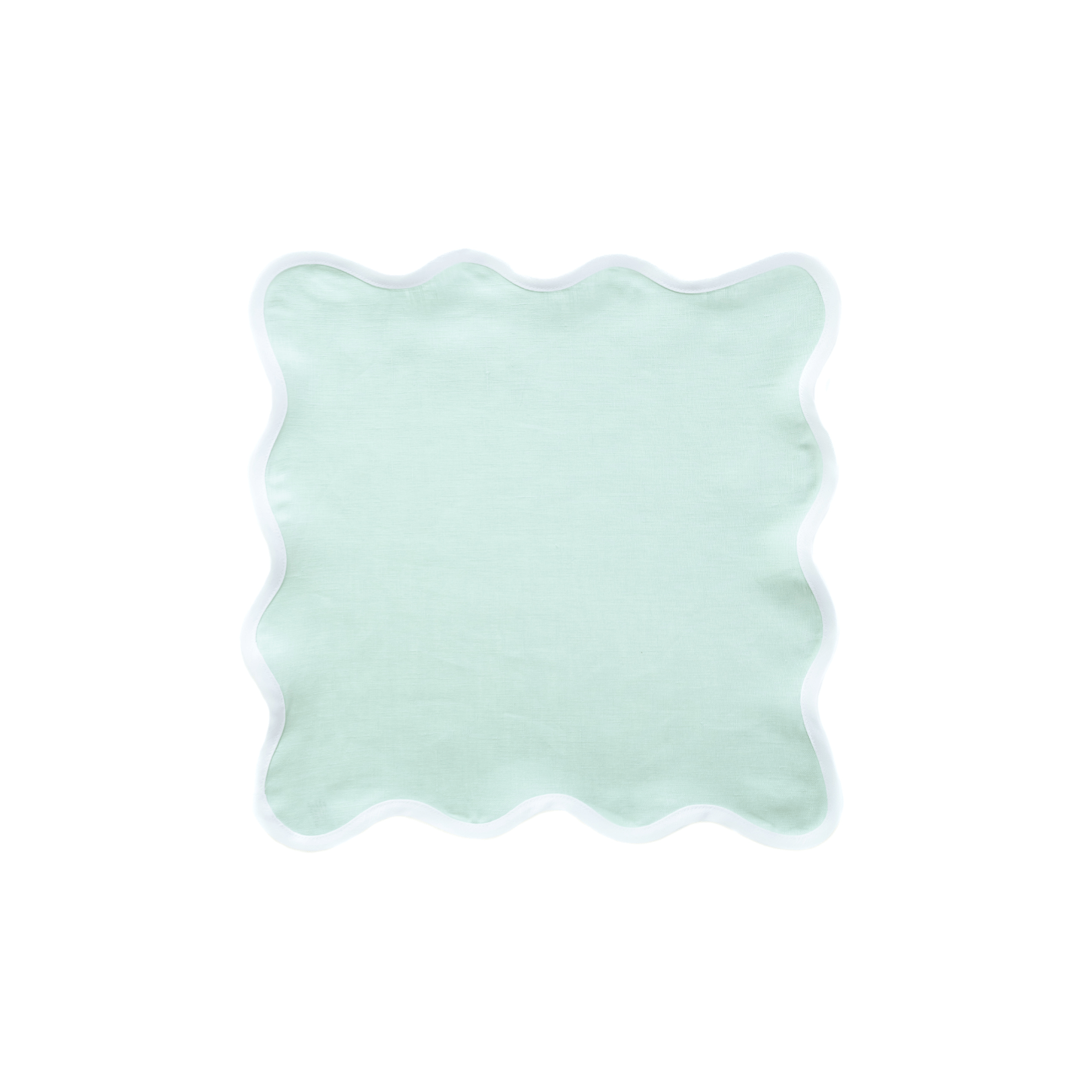Scalloped Napkin in Sage Green Set of 4 - Hosted by Kelly Gaudreau