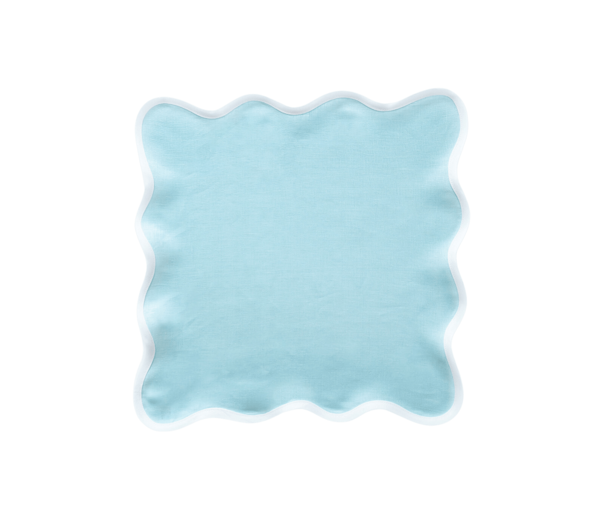 Scalloped Napkin in Sky Blue Set of 4 - Hosted by Kelly Gaudreau