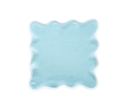 Scalloped Napkin in Sky Blue Set of 4 - Hosted by Kelly Gaudreau
